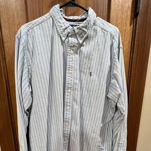 Ralph Lauren Polo long sleeve button down shirt. Size 2XL.